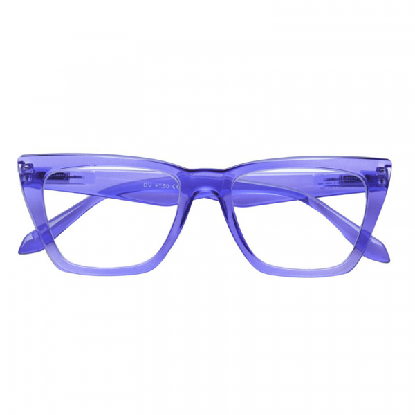 Doubleice reading glasses violet, front